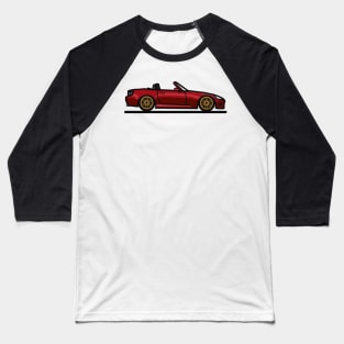 Custom S2000 Red Baseball T-Shirt